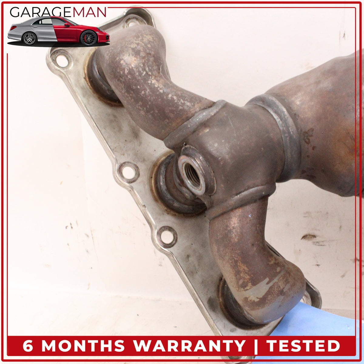 2007-2010 BMW X5 E70 Exhaust Manifold Downpipe Cylinder 4-6 7596879 OEM
