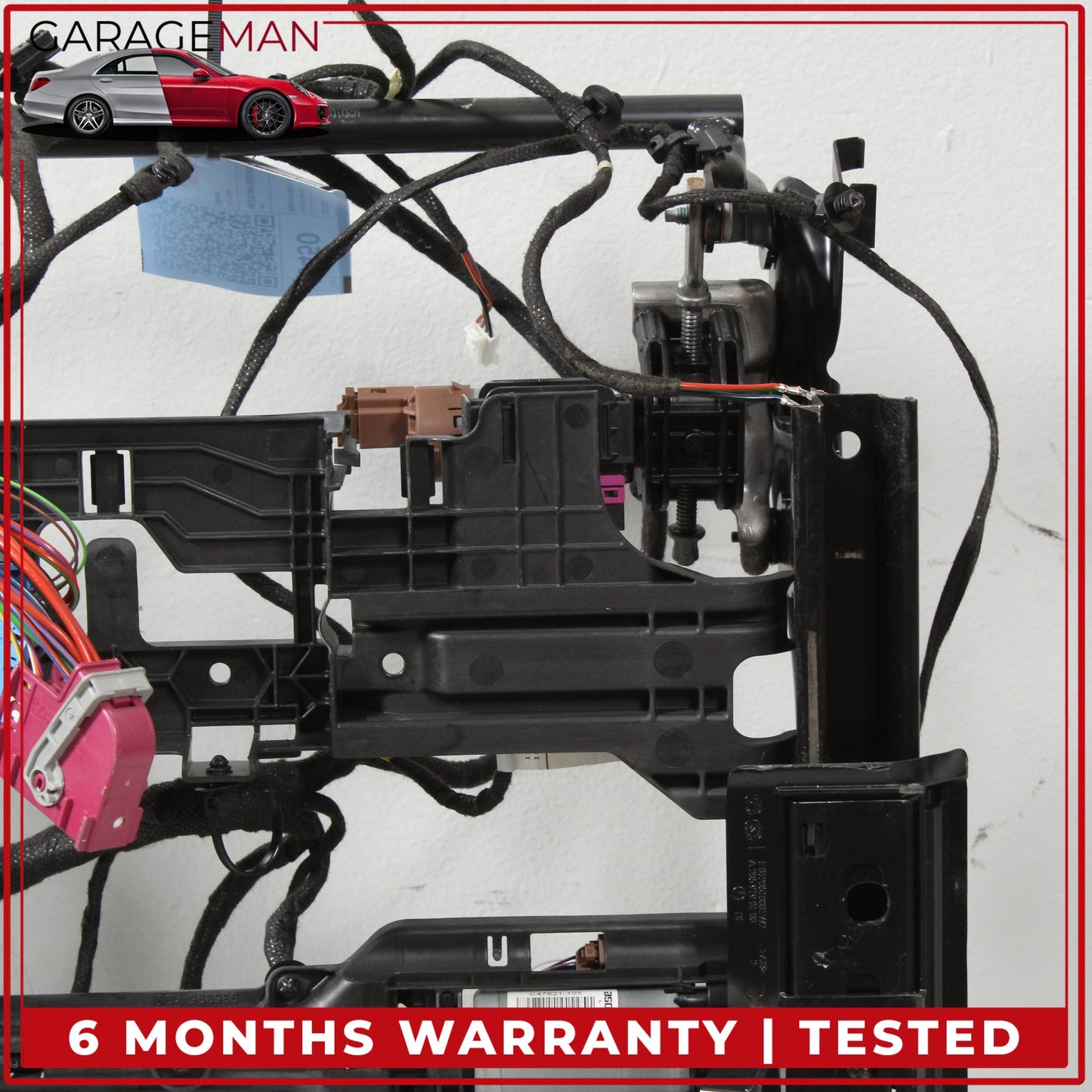 2015-2023 Mercedes W205 C300 C400 Front Left Seat Rail Track Frame w/ Motors OEM