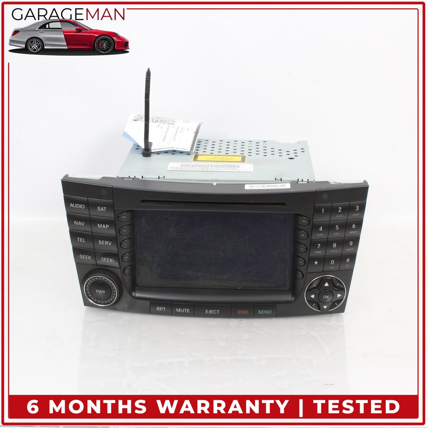 2003-2008 Mercedes W211 E350 Command Head Unit Navigation Radio 2118203497 OEM