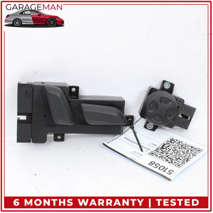 2017-2019 Audi Q7 Front Right Seat Adjustment w/ Lumbar Control Switch Set OEM