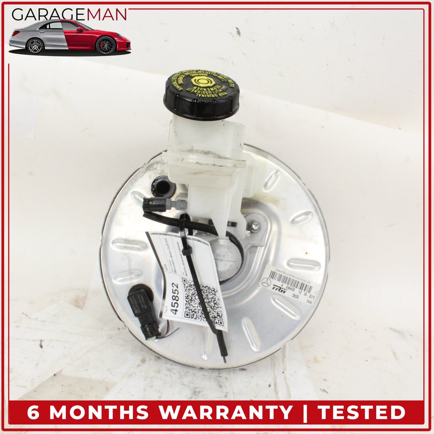 2014-2019 Mercedes-Benz CLA250 W117 Sedan Power Brake Booster Master Cylinder w/ Reservoir OEM