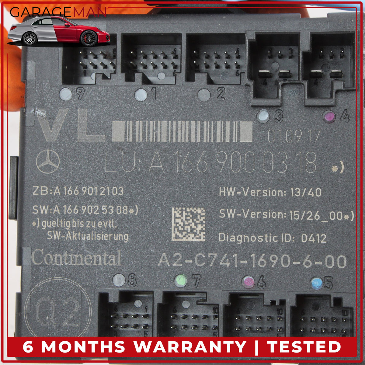 2012-2020 Mercedes-Benz GLA250 X156 Front Left Side Door Control Module OEM