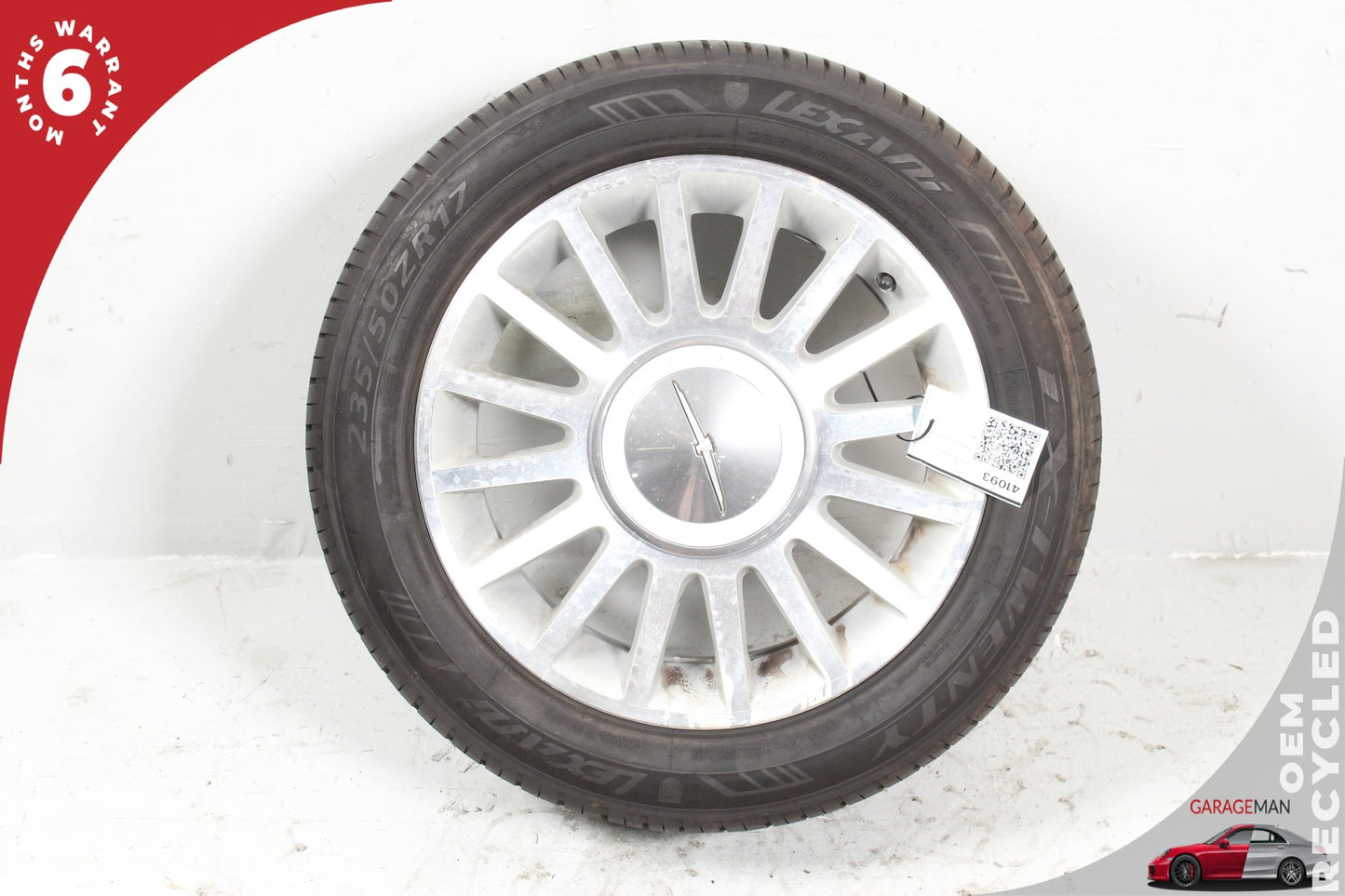 2002-2005 Ford Thunderbird 16 Spoke Wheel Rim w/ Tire 17X7.5JX60 4W631007CC OEM