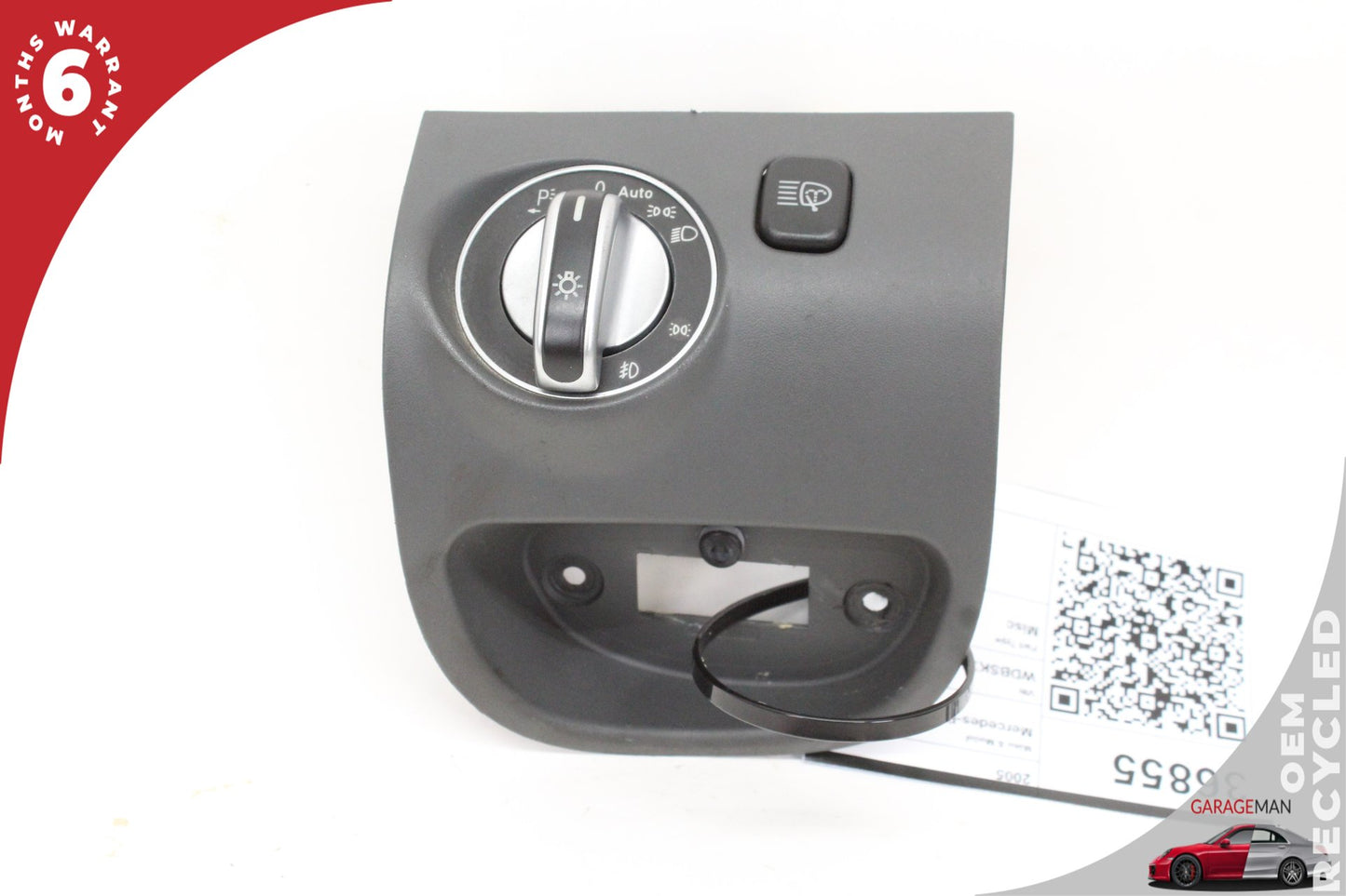 03-12 Mercedes SL500 R230 Headlight Switch Control 2305450104 Genuine