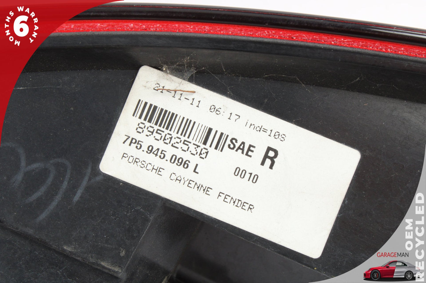 2011-2014 Porsche Cayenne S 958 Rear Right Side Outer Tail Light 7P5945096L OEM