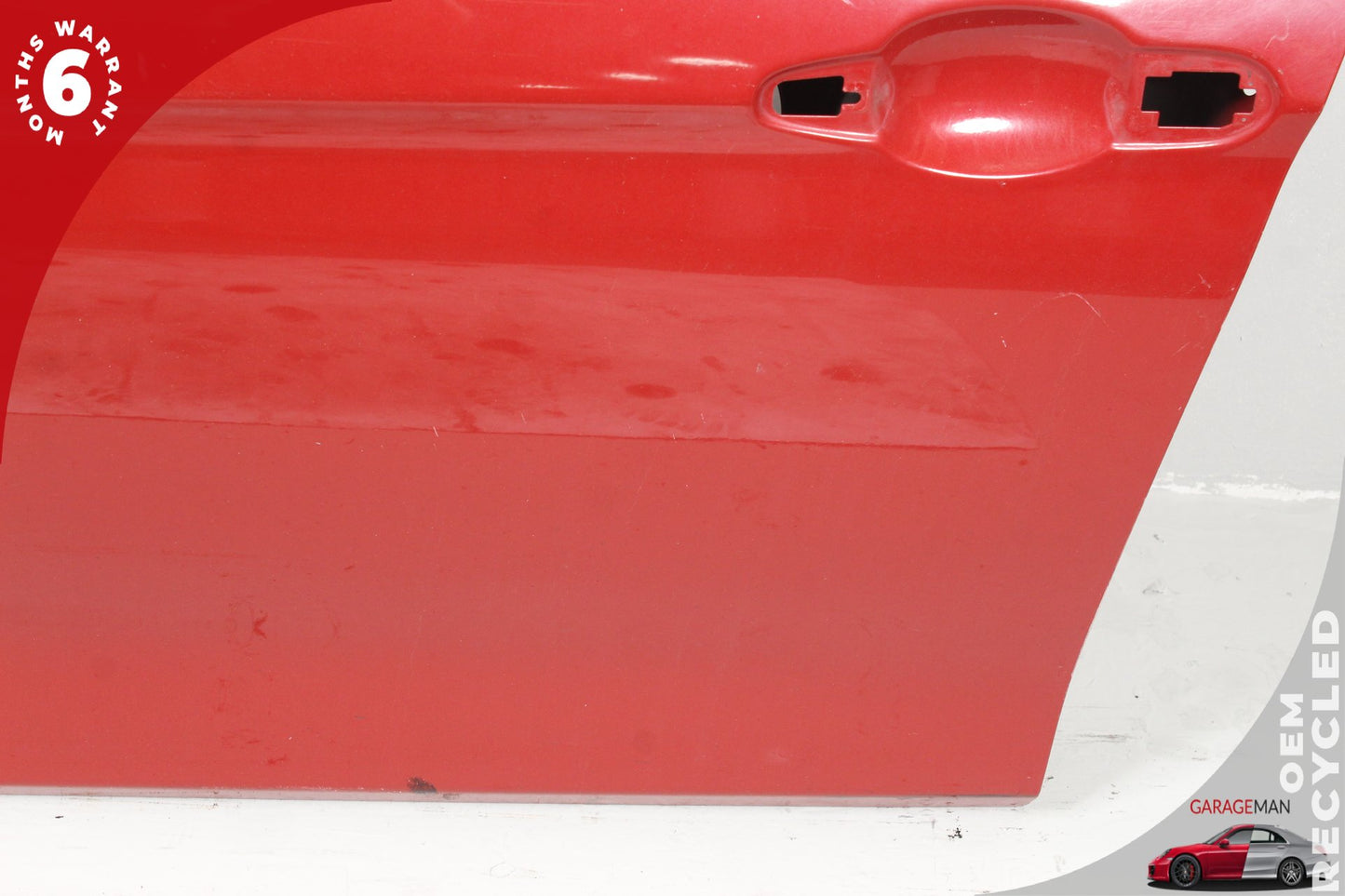 2012-2018 BMW 320i F30 Front Left Driver Side Door Shell Red 9628763 OEM