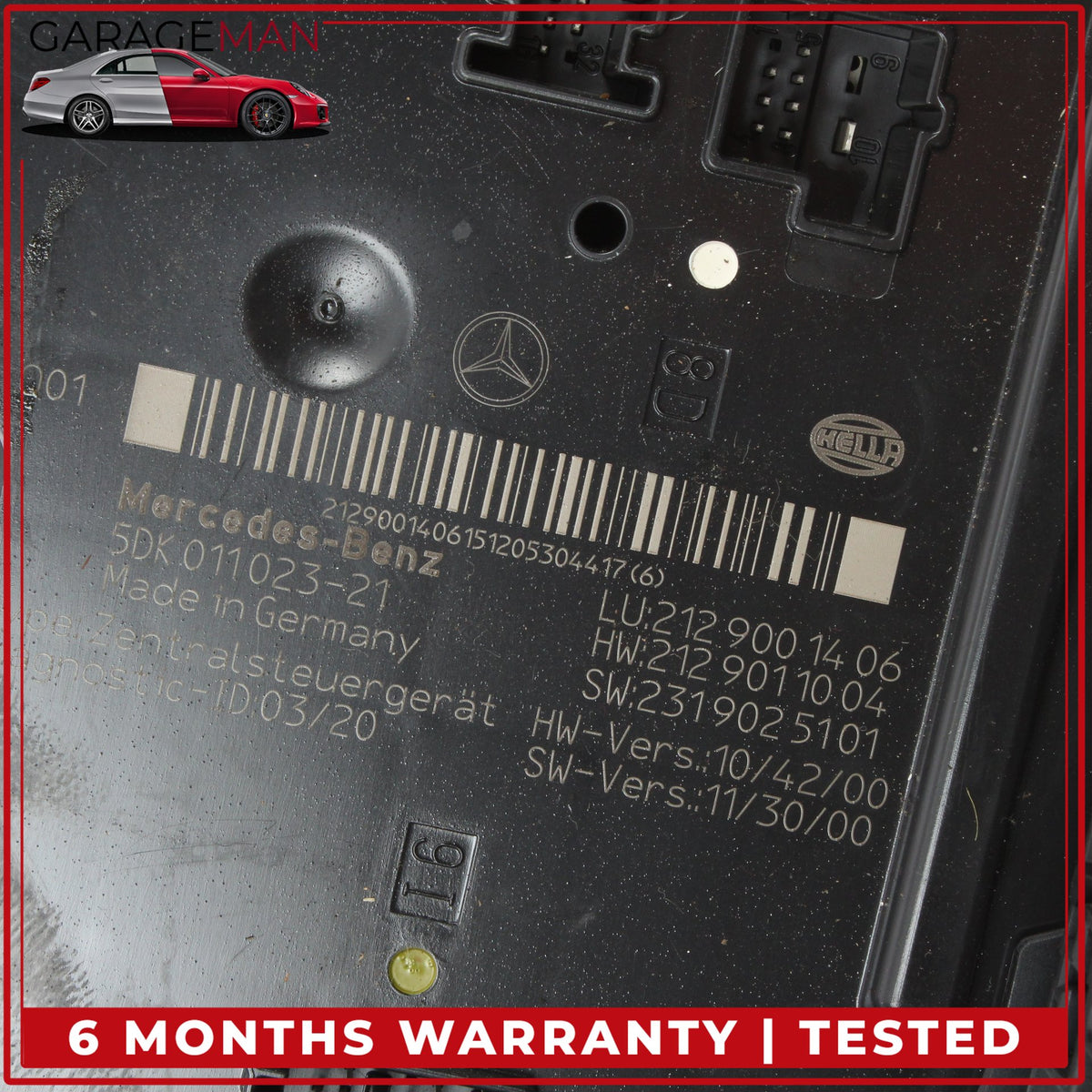 2010-2018 Mercedes C207 E550 E400 Rear SAM Fuse Box Relay Module 2129001406 OEM