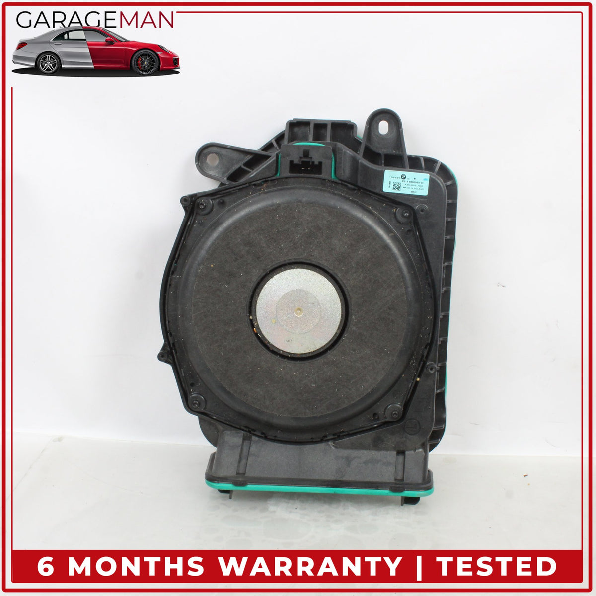 2017-2023 BMW 530e G30 Front Left and Right Underseat Subwoofer Speaker Set OEM