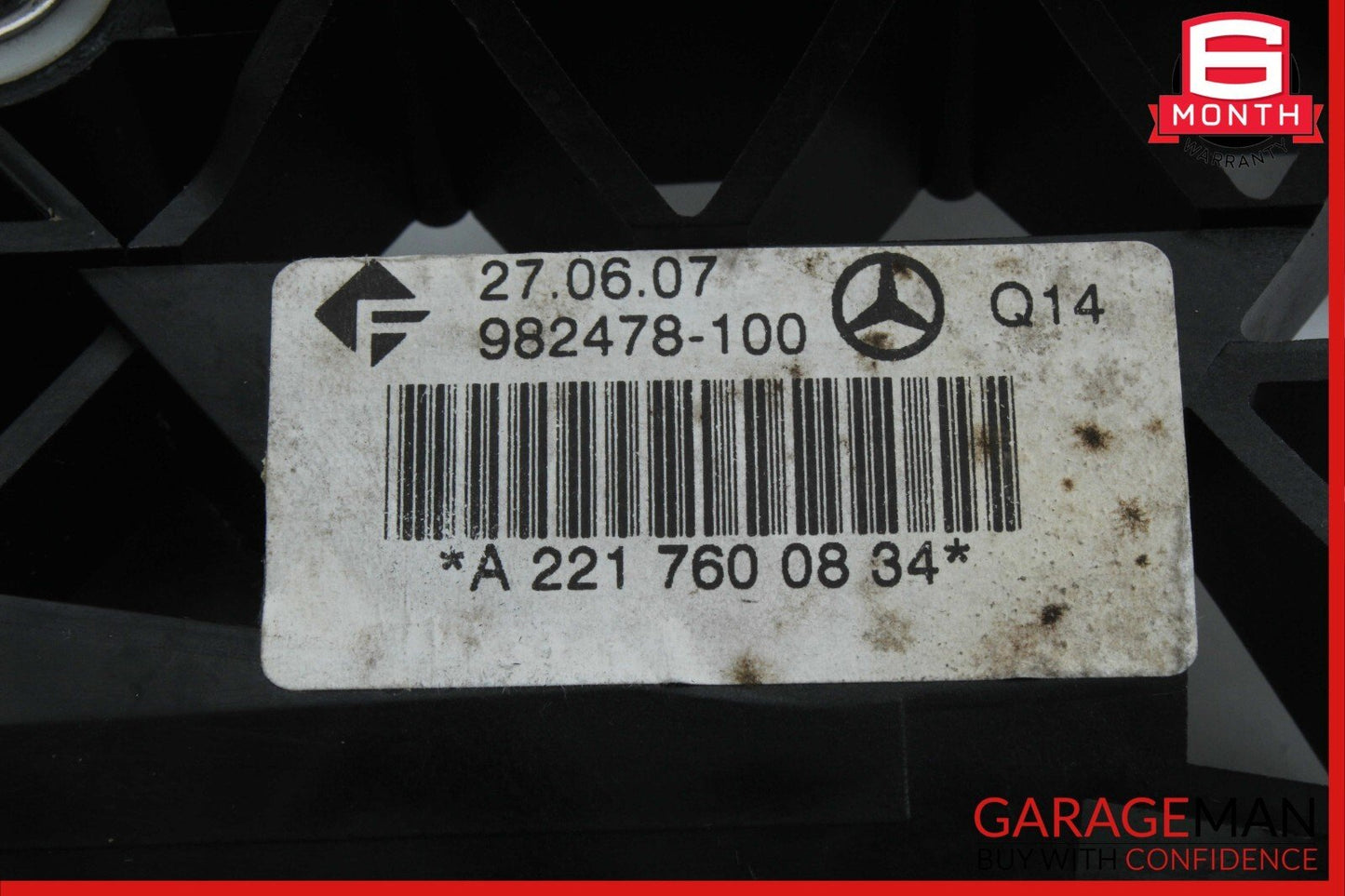 07-13 Mercedes W221 S550 Rear Right Side Exterior Door Handle Keyless Go White