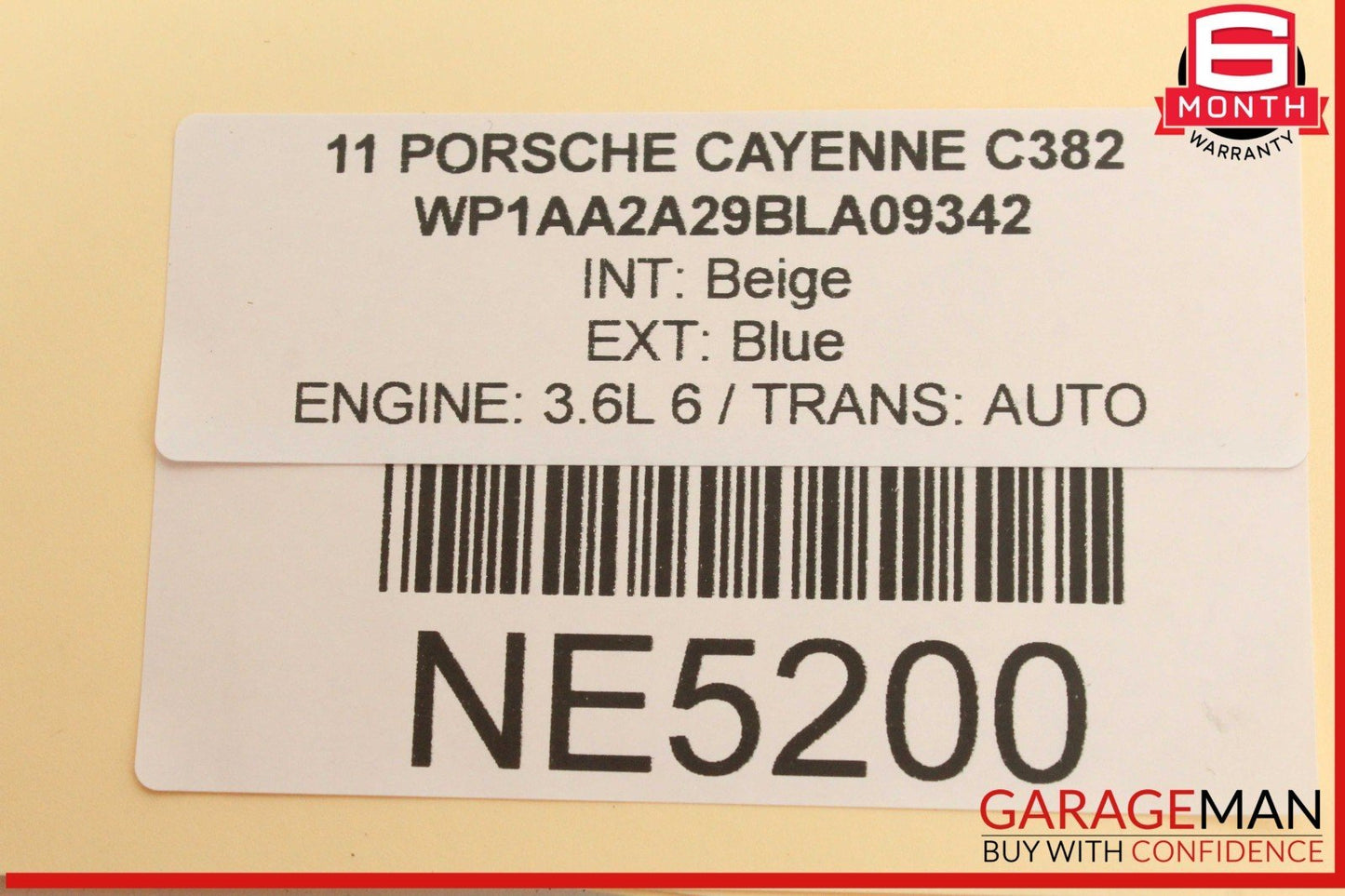 11-18 Porsche Cayenne 958 Electric Parking Brake Control Module Unit 7P0907801C