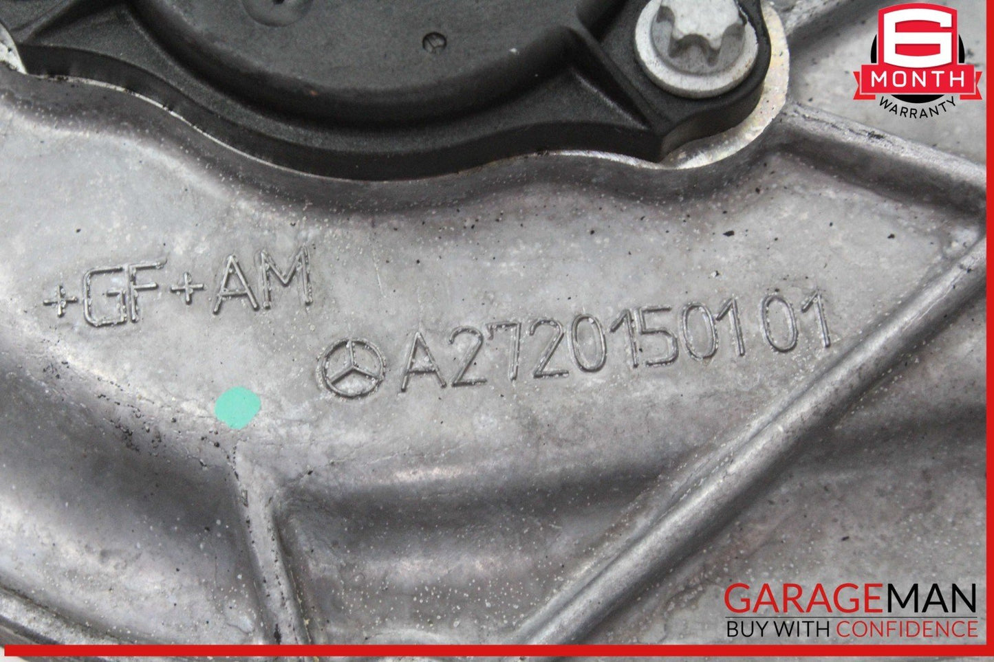 05-13 Mercedes W212 E350 S550 Front Right Engine Timing Chain Cover Plate OEM