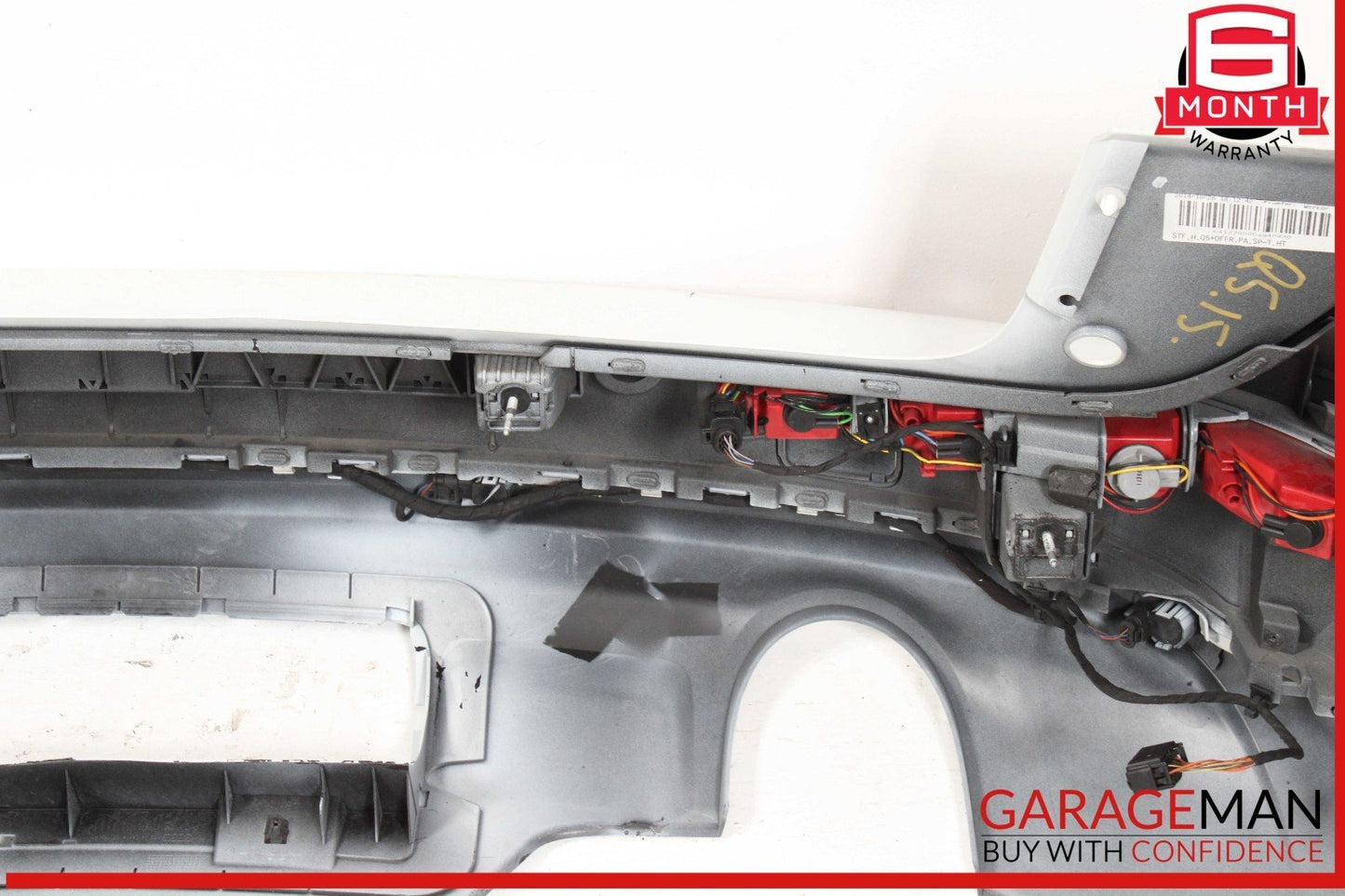 09-17 Audi Q5 Rear Bumper Cover Assembly Gray OEM