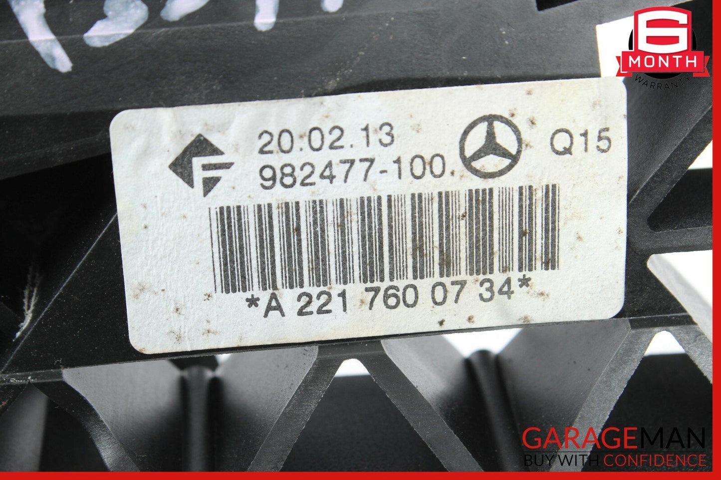 07-13 Mercedes W221 S550 Rear Left Side Exterior Door Handle Keyless Go Silver
