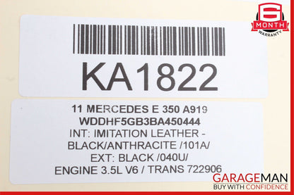 08-11 Mercedes W212 E350 C300 C63 AMG Rear Left Side Door Lock Latch Actuator
