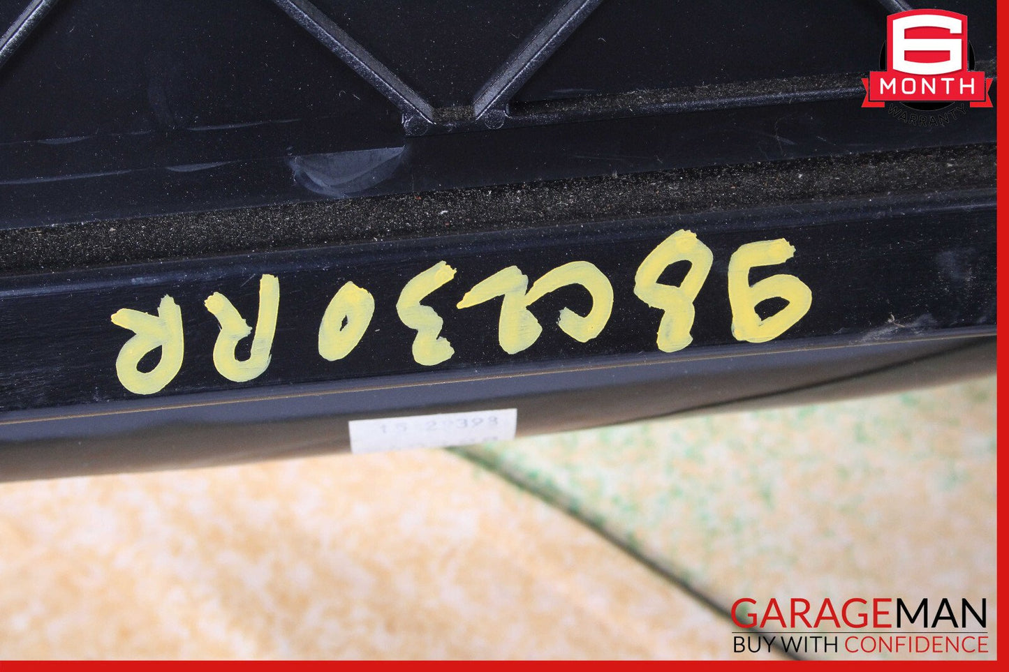 98-00 Mercedes W202 C230 Rear Right Side Interior Door Panel Black OEM