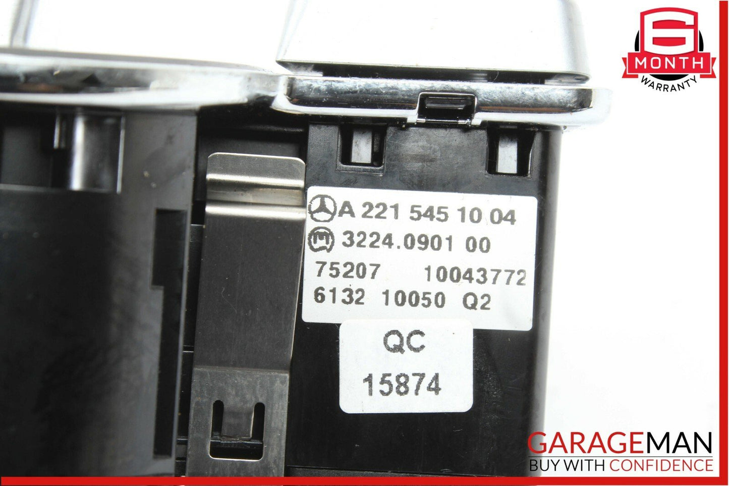 07-13 Mercedes S550 CL550 Dash Headlight Fog Light Switch Control Module