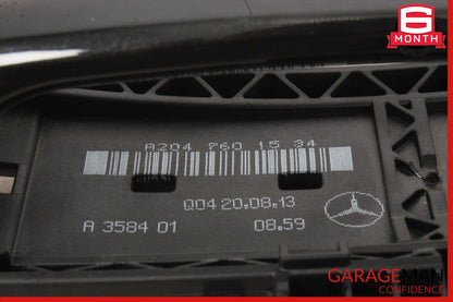 12-14 Mercedes W204 C350 C250 Front Left Side Exterior Door Handle Assy Black