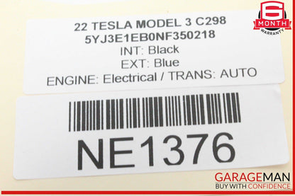 17-23 Tesla Model 3 Floor Brake Stop Pedal w/ Frame Assembly 104469100D OEM