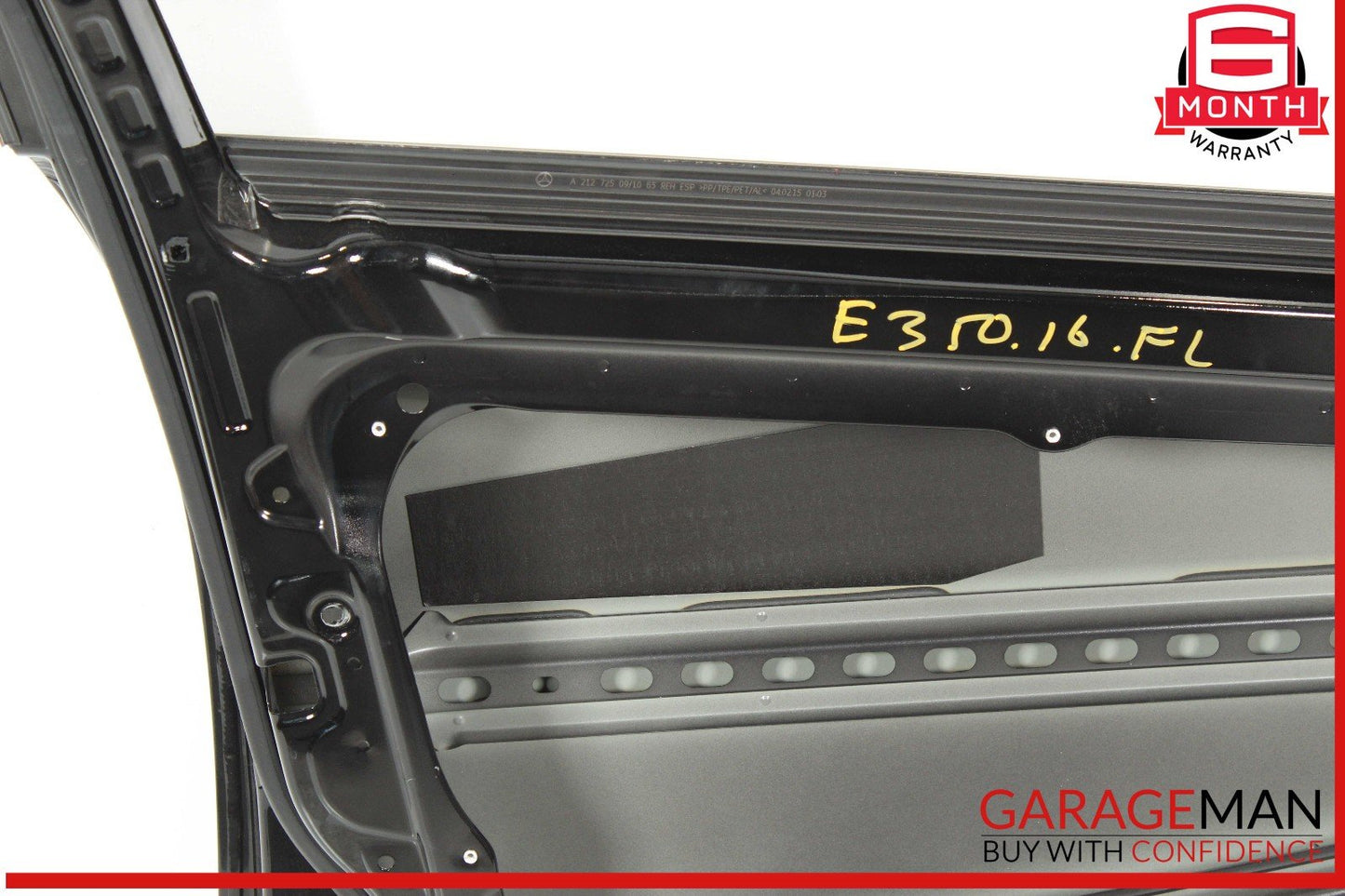 10-16 Mercedes W212 E350 E550 Front Left Side Exterior Door Shell OEM
