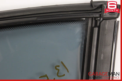 11-16 BMW 525i 535i 550i Rear Left Side Quarter Window Glass OEM