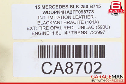 12-20 Mercedes R172 SLK250 SLC300 Rear Left / Right Suspension Upper Control Arm