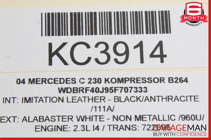 01-07 Mercedes W203 C230 Kompressor Rear Left Side Door Lock Latch Actuator OEM