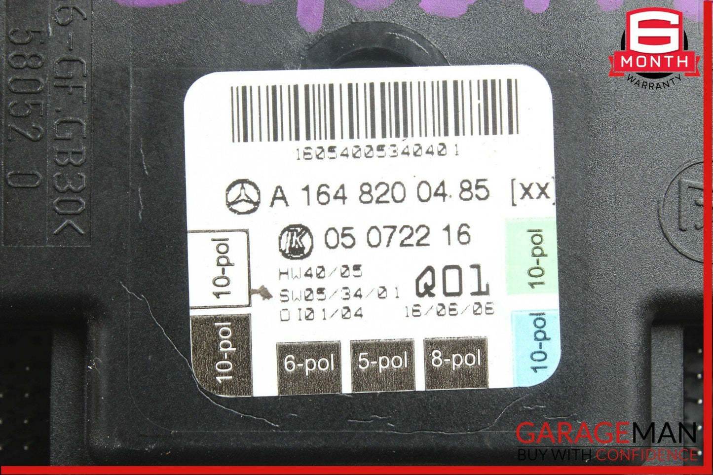 06-12 Mercedes X164 GL450 ML450 R350 Front Right Passenger Door Control Module