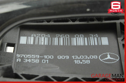 08-11 Mercedes W204 C300 C280 Rear Right Side Exterior Door Handle Black OEM