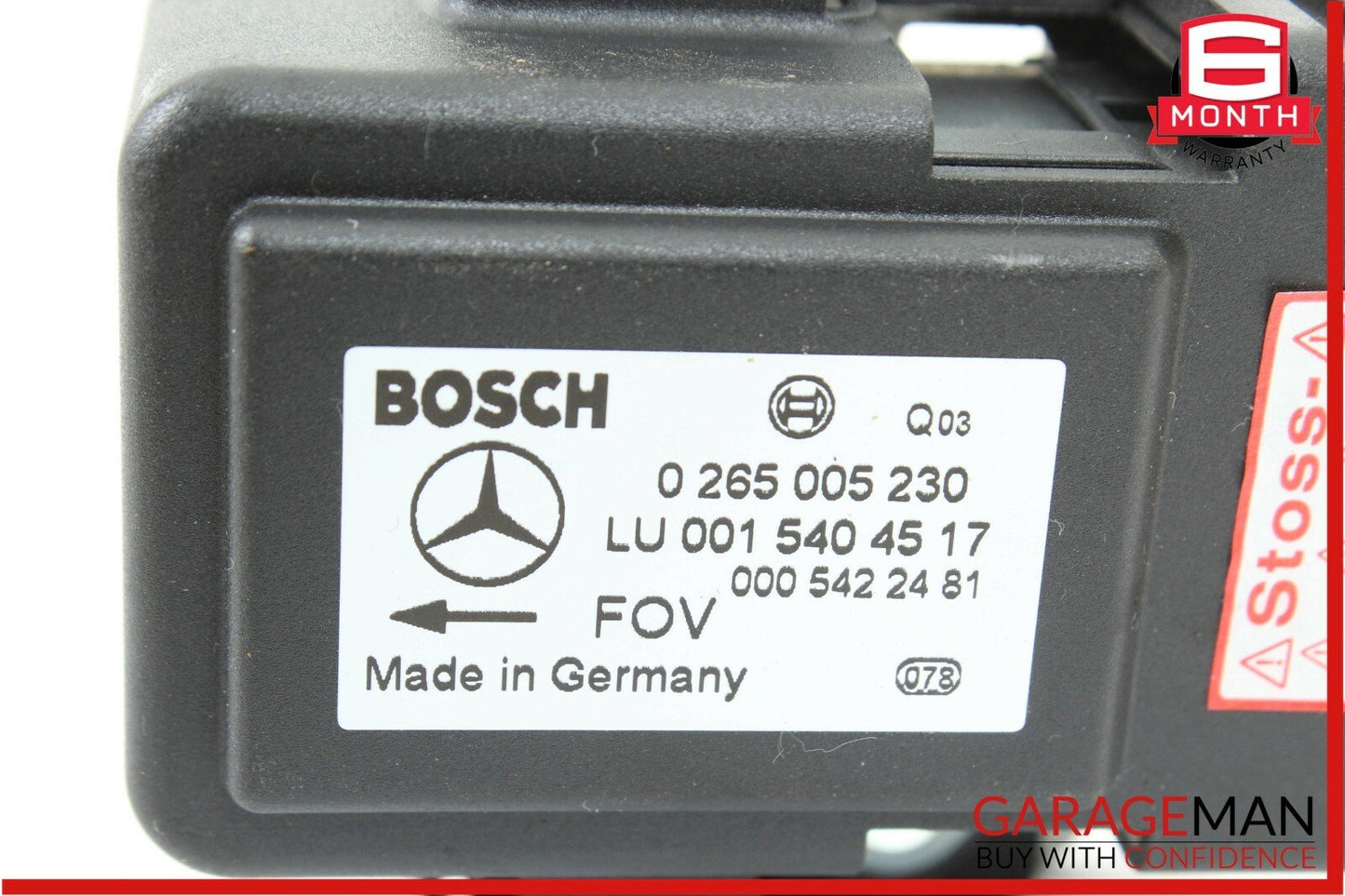98-02 Mercedes W208 CLK320 E320 Yaw Acceleration Rate Sensor 0265005230 OEM