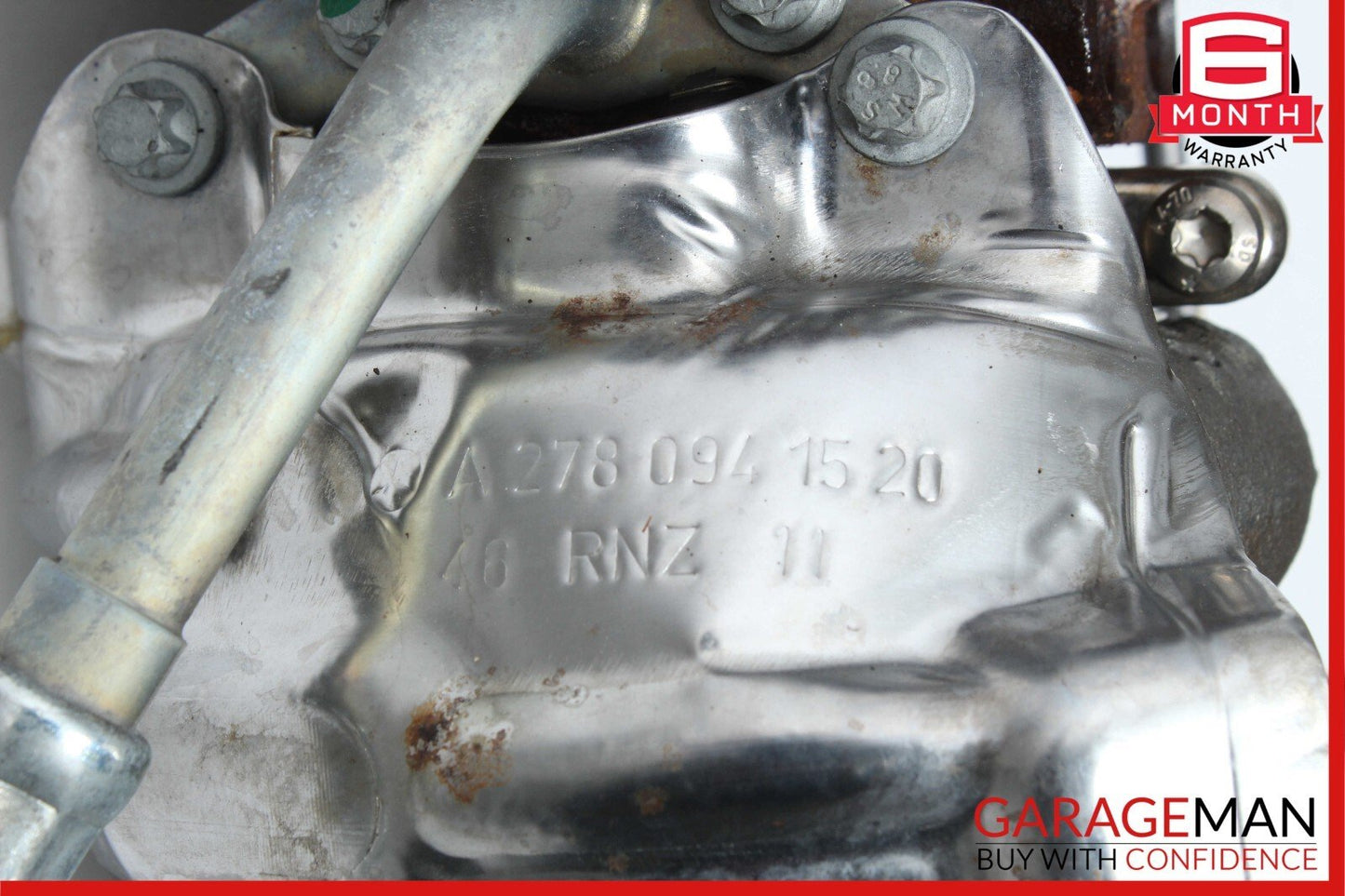 11-18 Mercedes W212 E550 CL550 Left Side Turbocharger Turbo Charger Manifold OEM