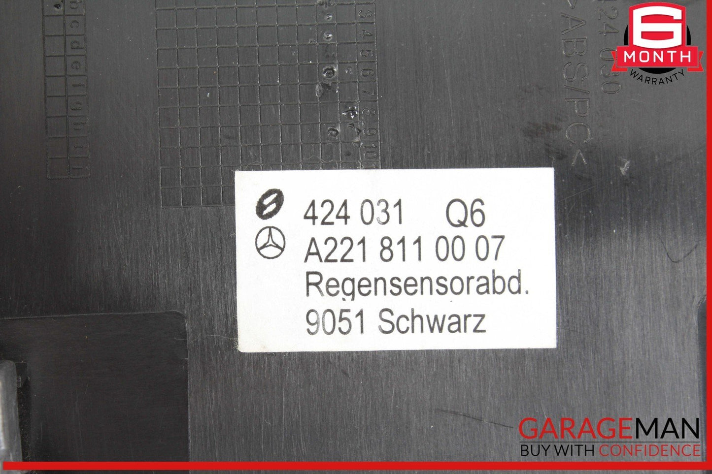 07-09 Mercedes W221 S550 S63 AMG S600 Interior Rear View Mirror Gray OEM