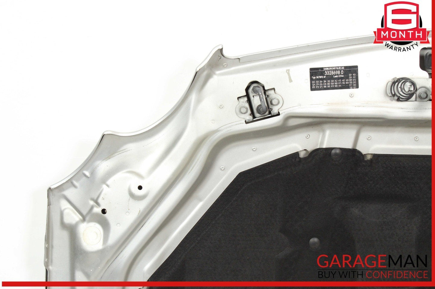 03-08 Mercedes R230 SL500 SL550 Front Hood Bonnet Cover Panel Assembly OEM