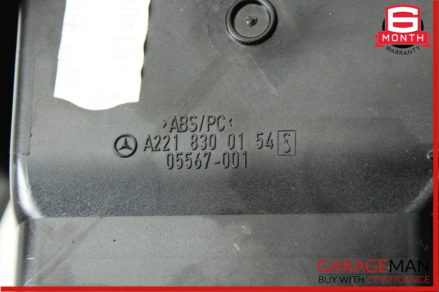 07-13 Mercedes W221 S550 CL65 AMG Dash AC A/C Air Vent Trim Panel Left Driver
