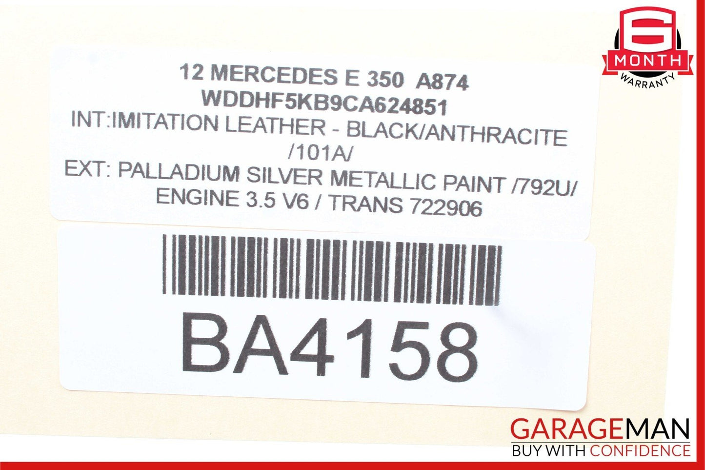 10-13 Mercedes W212 E350 E550 Front Right Side Exterior Door Handle Silver OEM