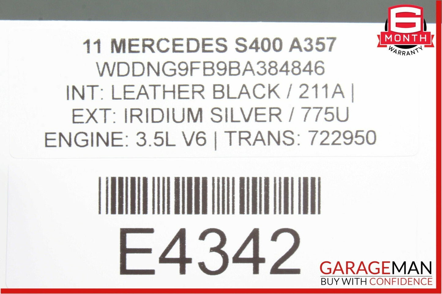 10-13 Mercedes W221 S400 Hybrid Transmission Torque Converter Bell Housing OEM