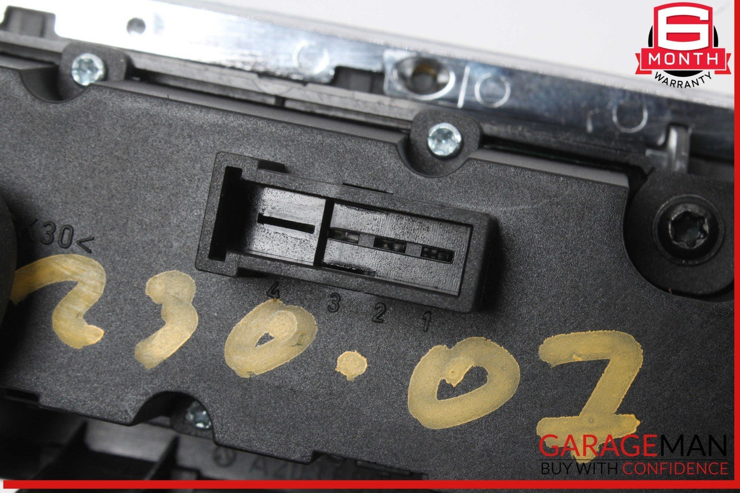 05-07 Mercedes W203 C230 Dashboard Dash Control Switch Panel Trim Wood OEM