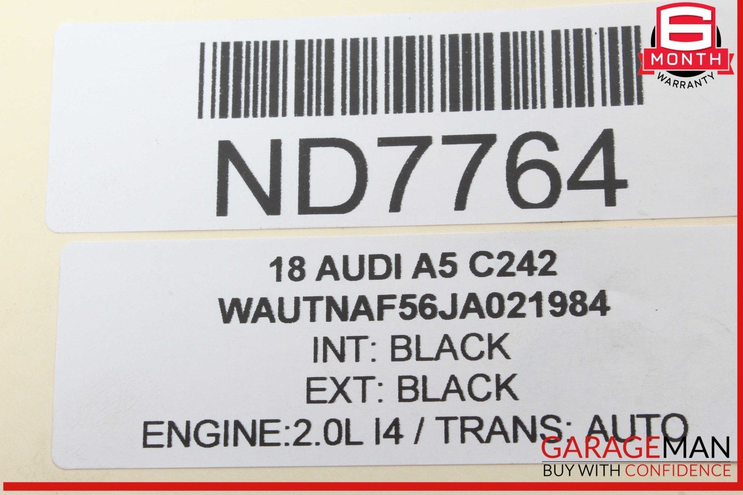 17-24 Audi A5 A4 Rear Left or Rear Right Side CV Axle Shaft 8W0501203D OEM