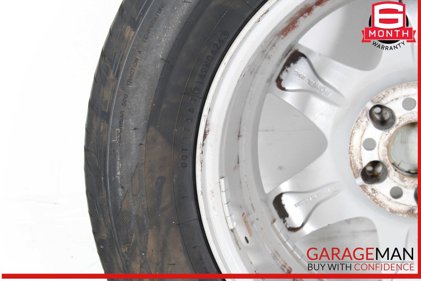 98-05 Mercedes W163 ML500 ML430 8.5 X 17 17" Wheel Tire Rim 1634012702 OEM
