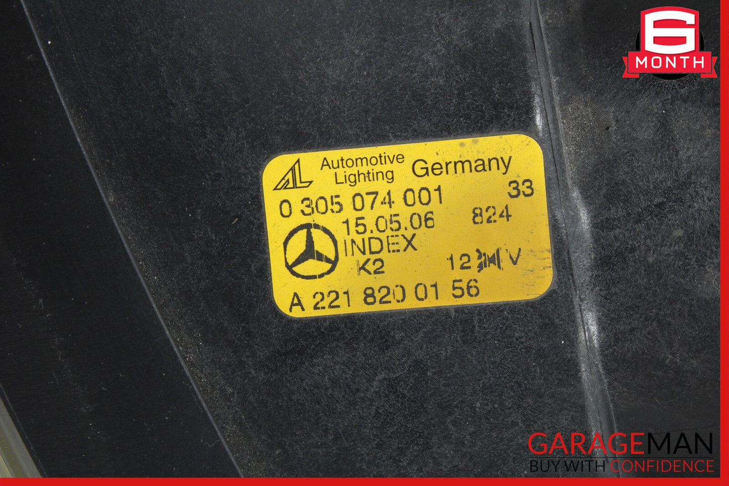 07-09 Mercedes W221 S550 S600 Front Left Fog Light Foglight Lamp OEM