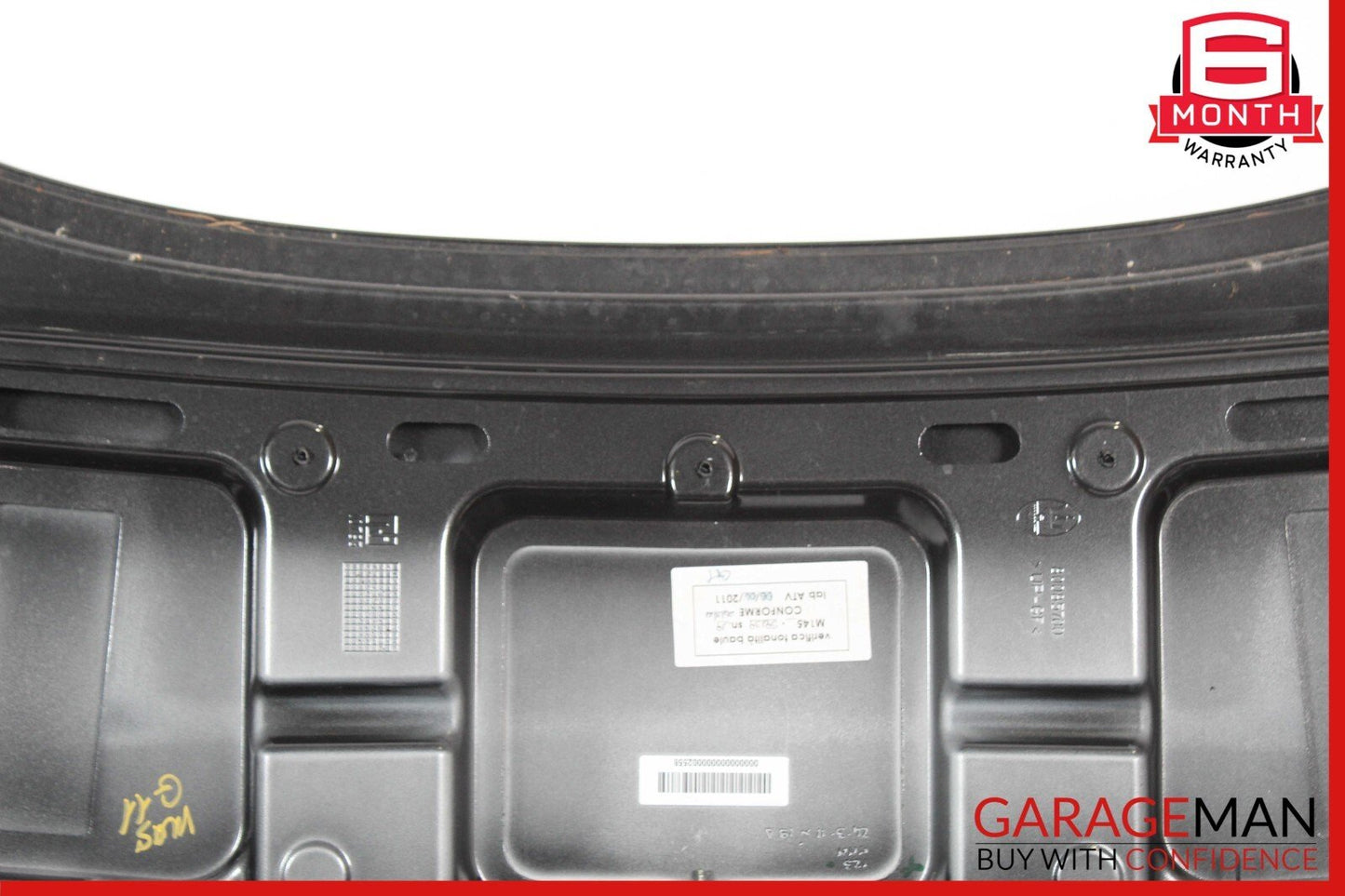 08-19 MASERATI GRANTURISMO REAR TRUNK LID DECK SHELL PANEL