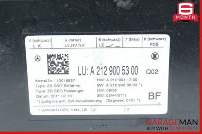 08-20 Mercedes E350 CLS400 SLC300 Front Right Side Seat Control Module Unit