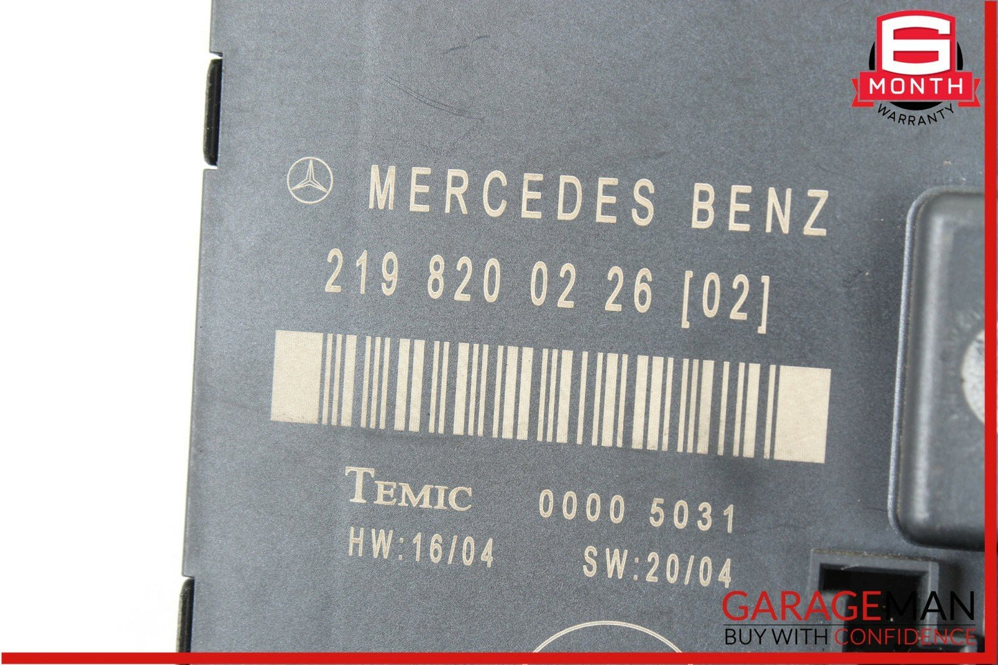 06-11 Mercedes W219 CLS500 CLS550 Door Control Module Rear Left 2198200226 OEM