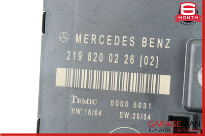 06-11 Mercedes W219 CLS500 CLS550 Door Control Module Rear Left 2198200226 OEM