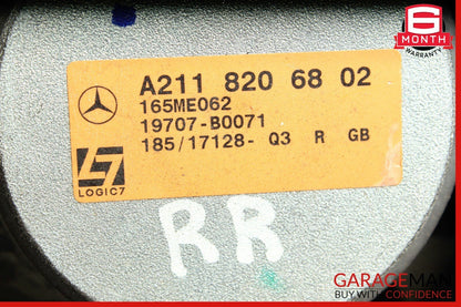 07-09 Mercedes W211 E350 E550 Rear Left & Right Side Door Audio Sound Speakers