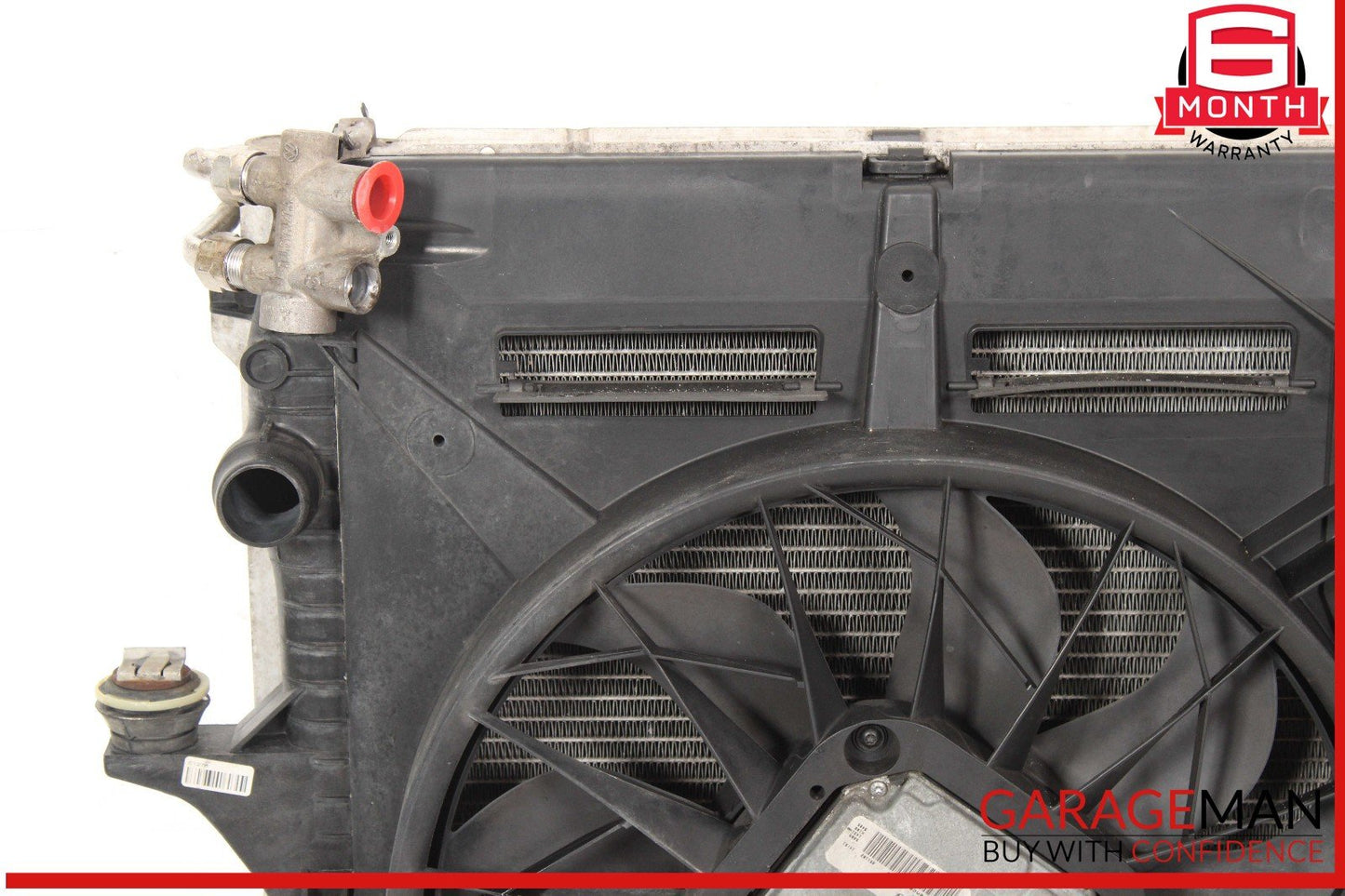03-10 Porsche Cayenne 955 957 Engine Coolant Radiator w/ Oil Cooler Assembly OEM