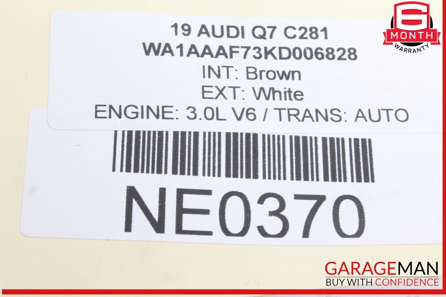 17-24 Audi Q7 Rear Right Passenger Side Tie Rod Link Upper Control Arm OEM
