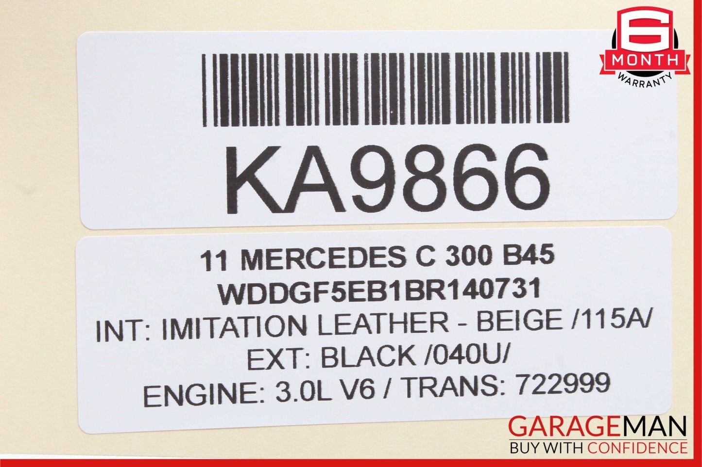 08-18 Mercedes W204 C300 CLS550 Rear Left Driver Side Door Control Module OEM