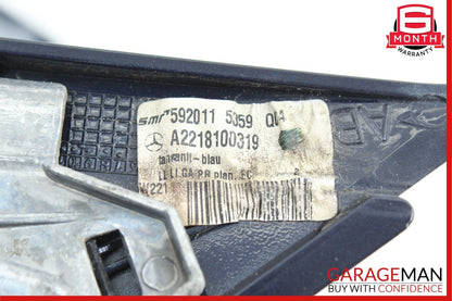 10-13 Mercedes W221 S400 HYBRID Front Left Side Mirror Door Rear View Blue OEM