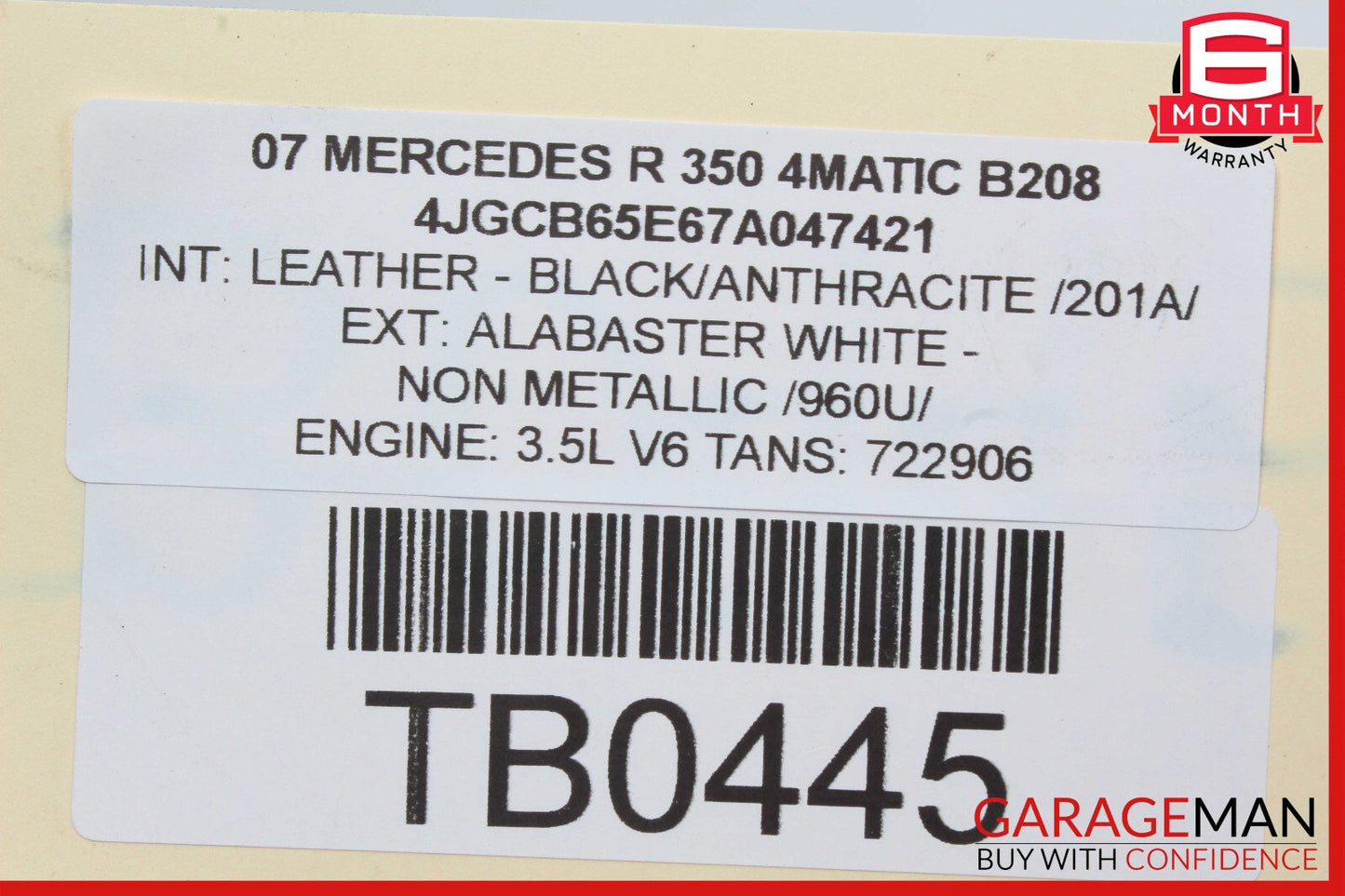 06-13 Mercedes W251 R350 R550 Upper Control Arm Front Right Passenger Side OEM