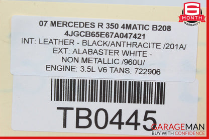 06-13 Mercedes W251 R350 R550 Upper Control Arm Front Right Passenger Side OEM